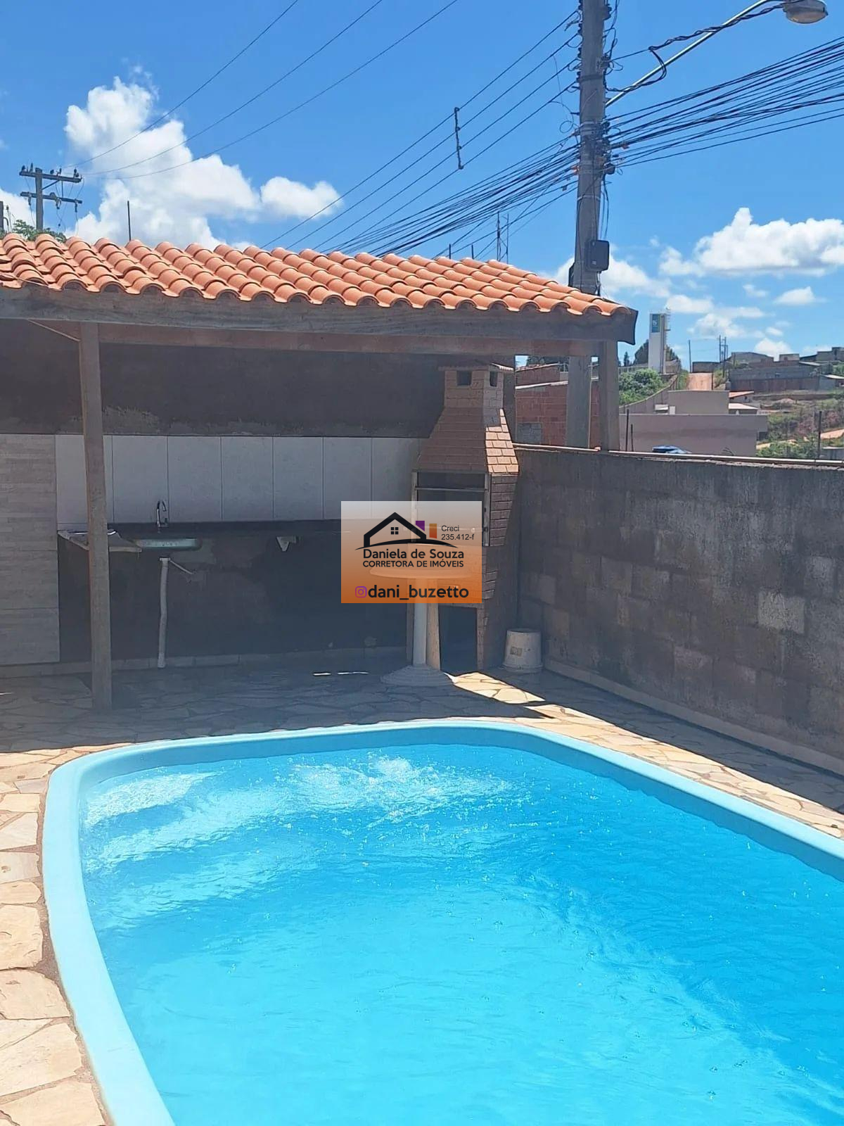 Edícula com piscina, 250m², à venda em JARINU - Daniela deSouza